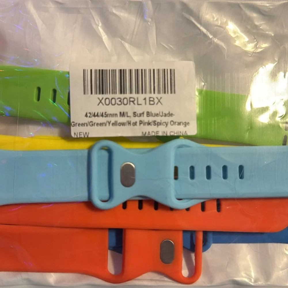 5 Colorful Replacement Bands for Apple Smartwatch